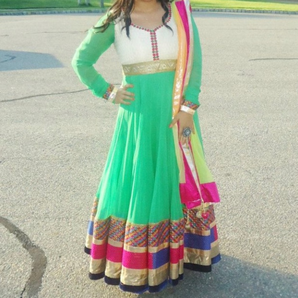 Indian Bollywood Anarkali ✨ choli lengha saree